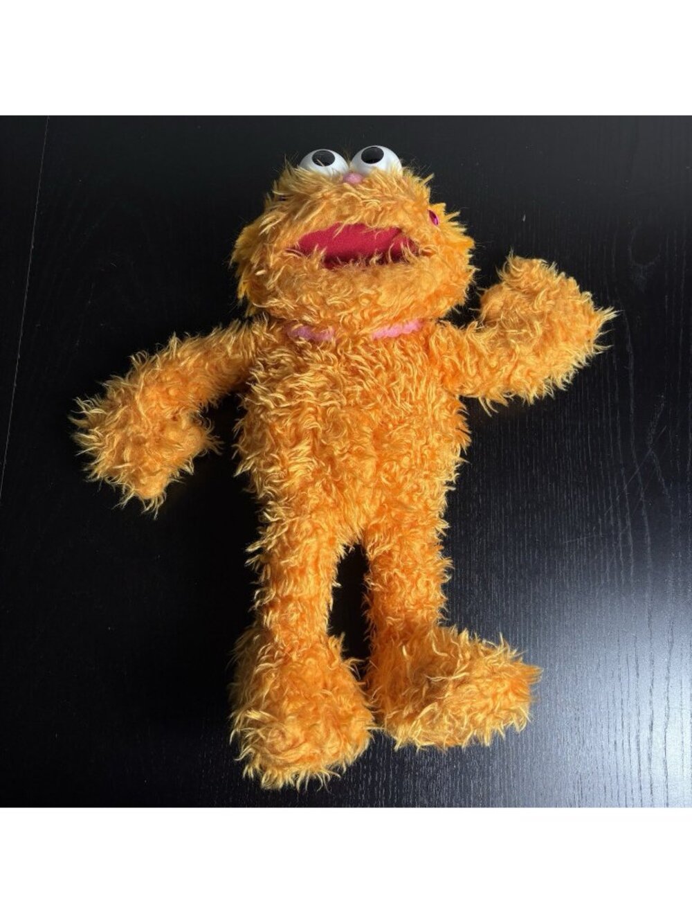 SESAME PLACE Sesame Street Zoe Plush Orange Hand Puppet Stuffed Animal